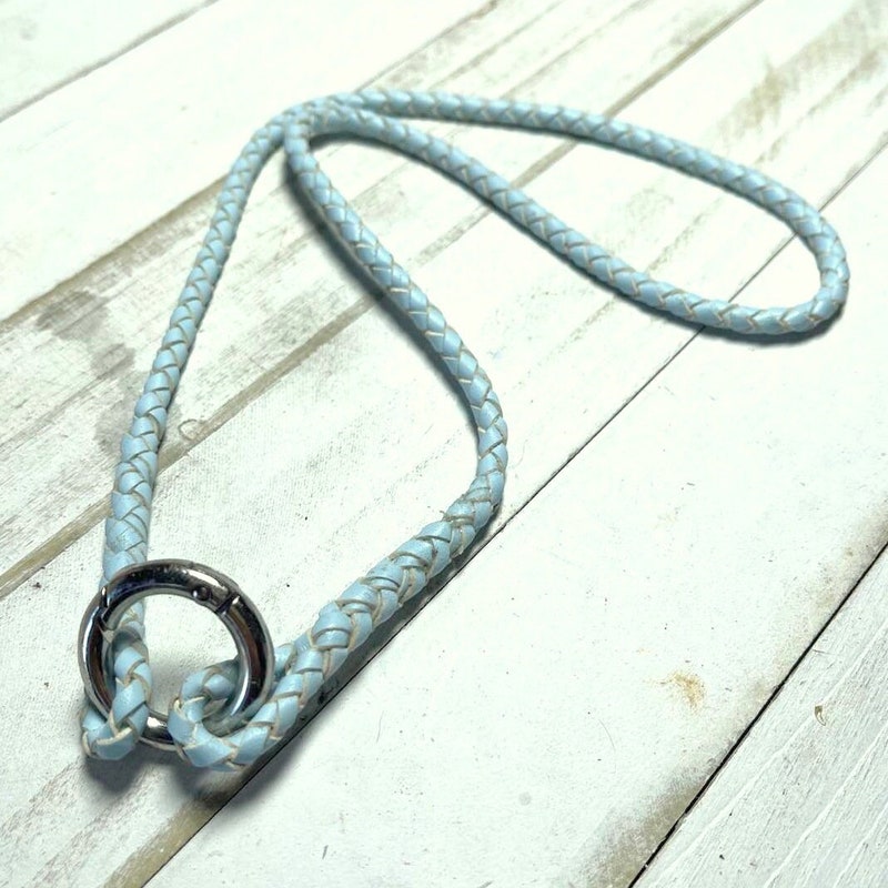 Braided Rope Leather Collar - Etsy