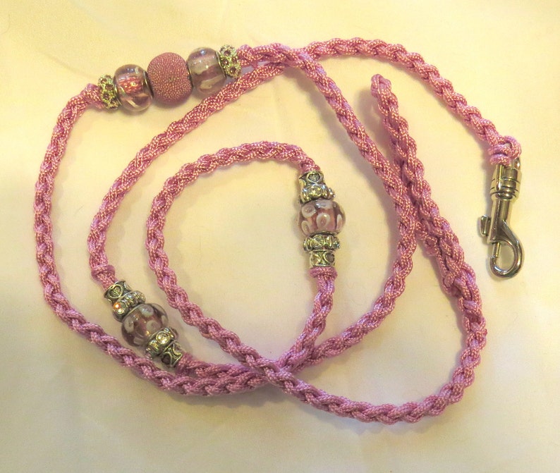 Nylon Braided Beaded Dog Show Leads Etsy