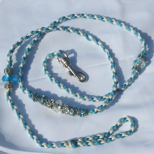 Custom Beaded Nylon Dog Show SLIP Lead/leashunder 30 Pounds Etsy