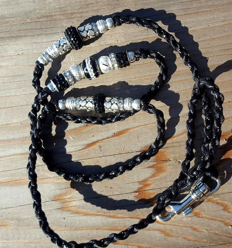 Nylon Braided Beaded Dog Show Leads Etsy