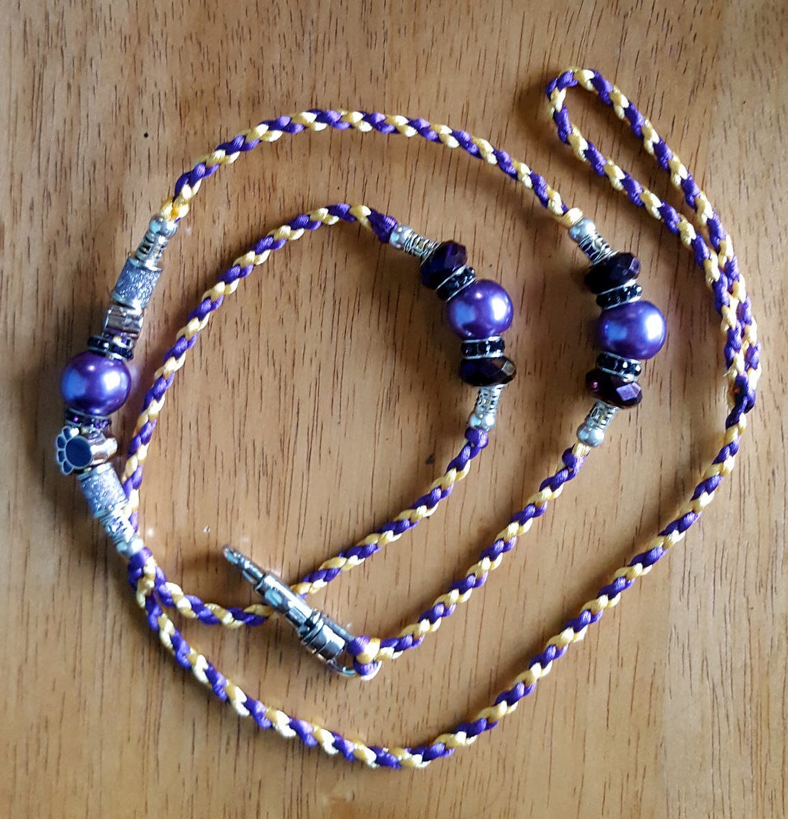 Nylon Braided Beaded Dog Show Leads Etsy