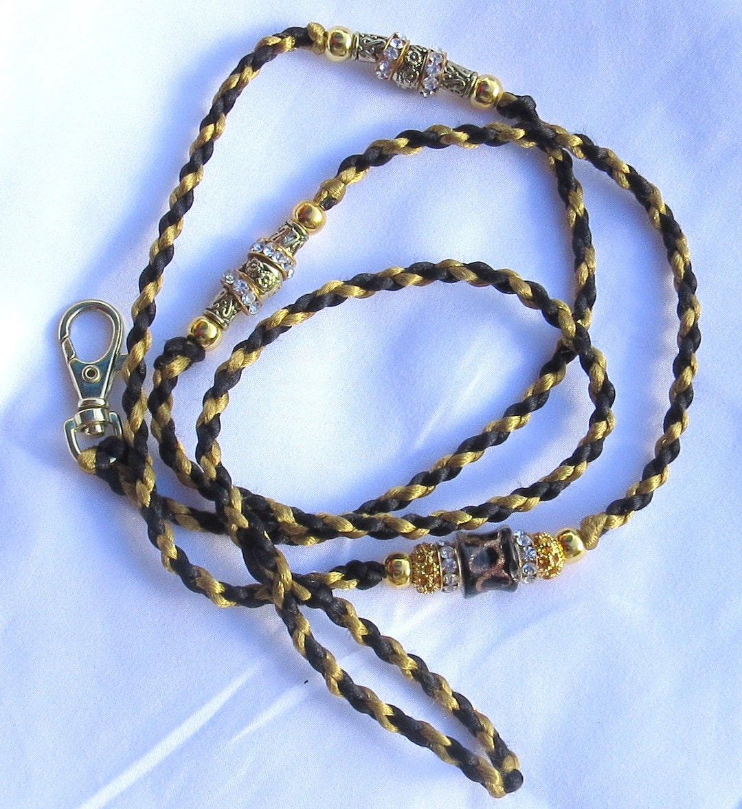Nylon Braided Beaded Dog Show Leads Etsy