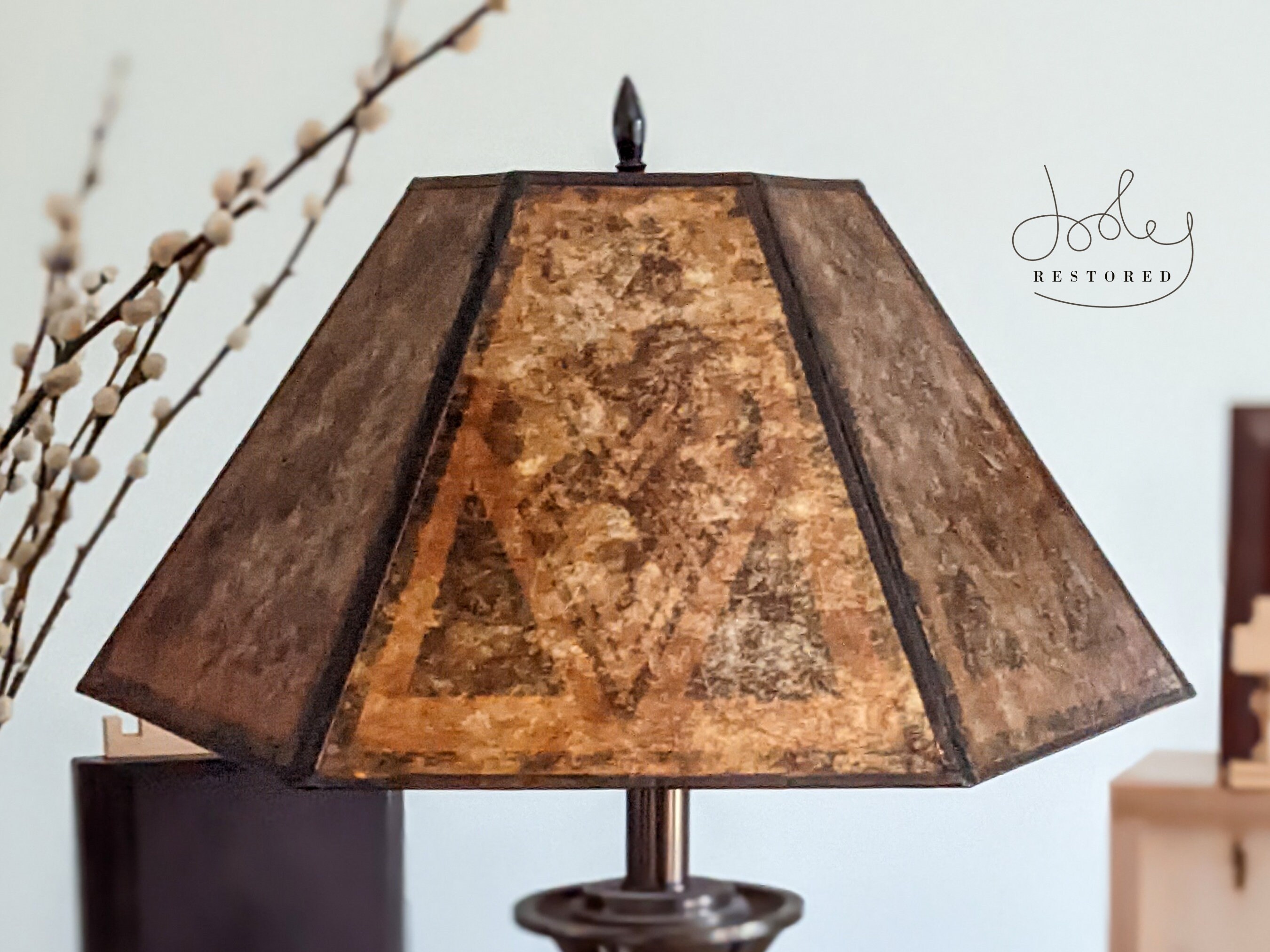 Antique mica lamp shades deals