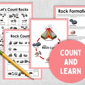 Rock Worksheets – Geology Activities for Kids (digital PDF Download) - Etsy