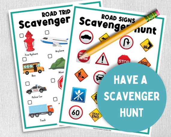 Printable Travel Games for Kids the Ultimate Activity Pack for Family Road  Trip Games 30 Pages 