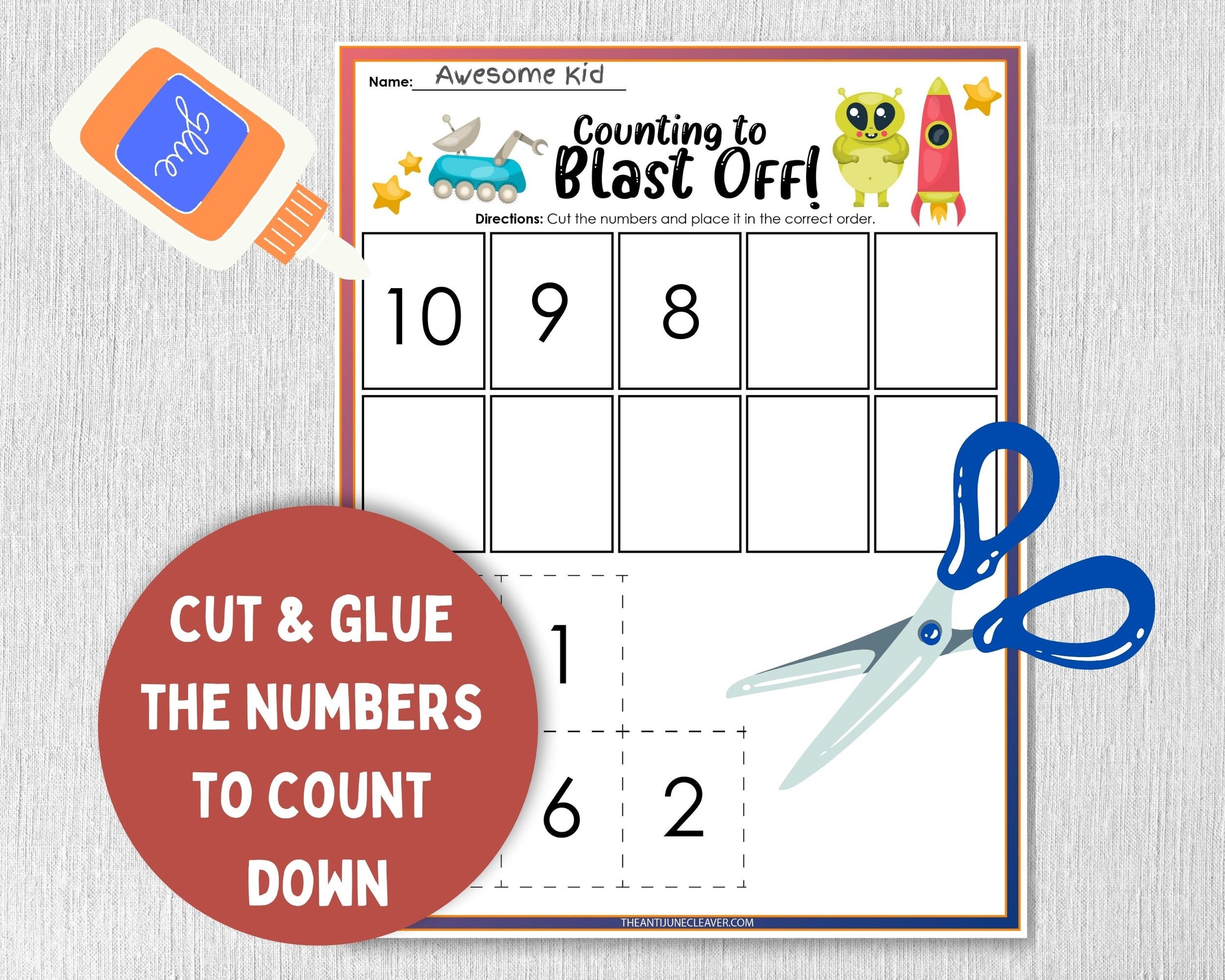 Outer Space Printable Worksheets for Kids Educational | Etsy