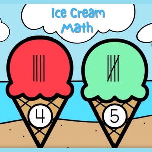 Ice Cream Math Practice