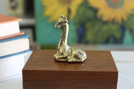 Wood box with Brass Giraffe - image 7