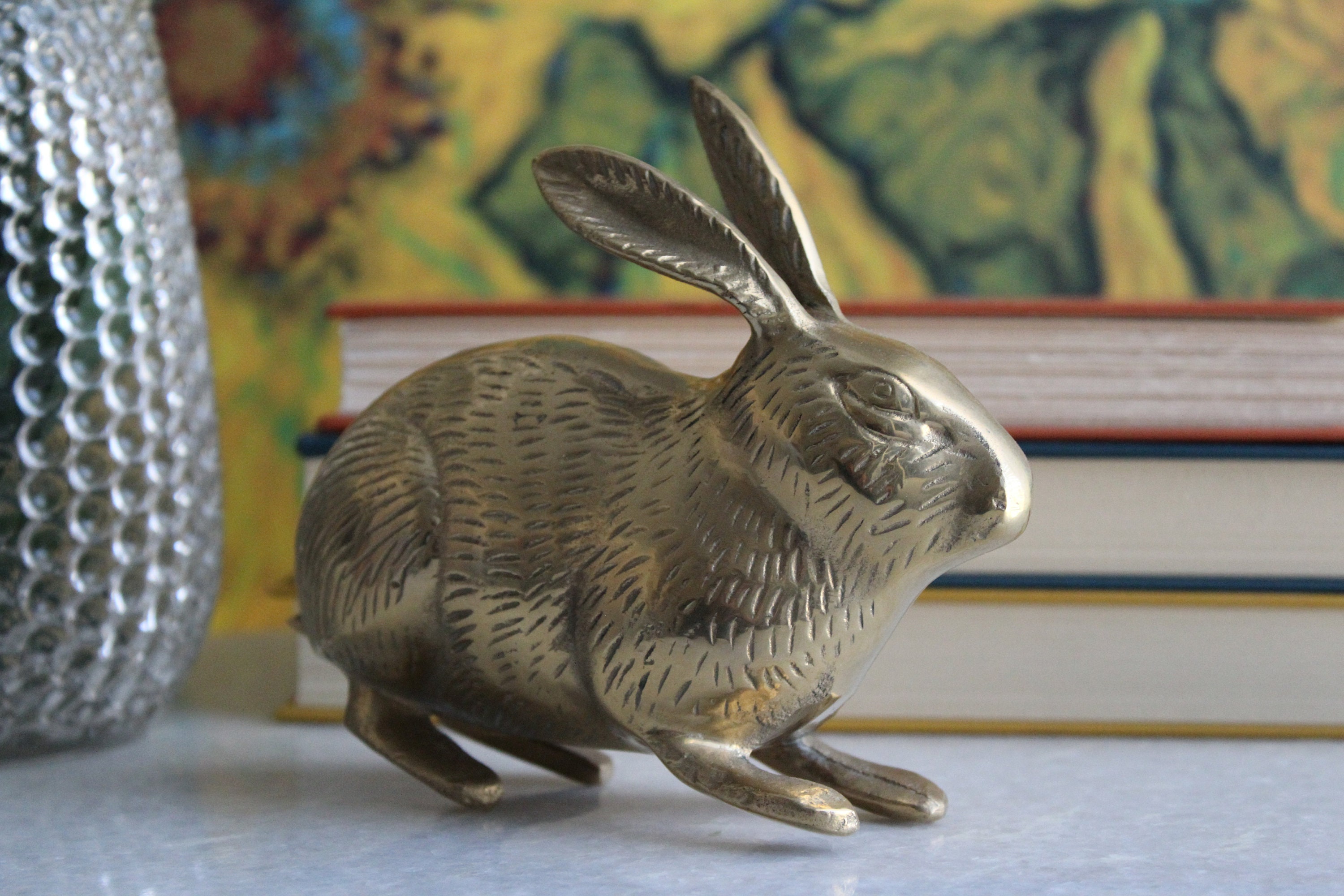 Brass Shelf Bunny 