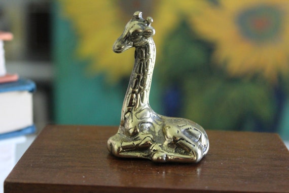 Wood box with Brass Giraffe - image 4