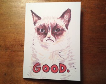 grumpy cat card etsy