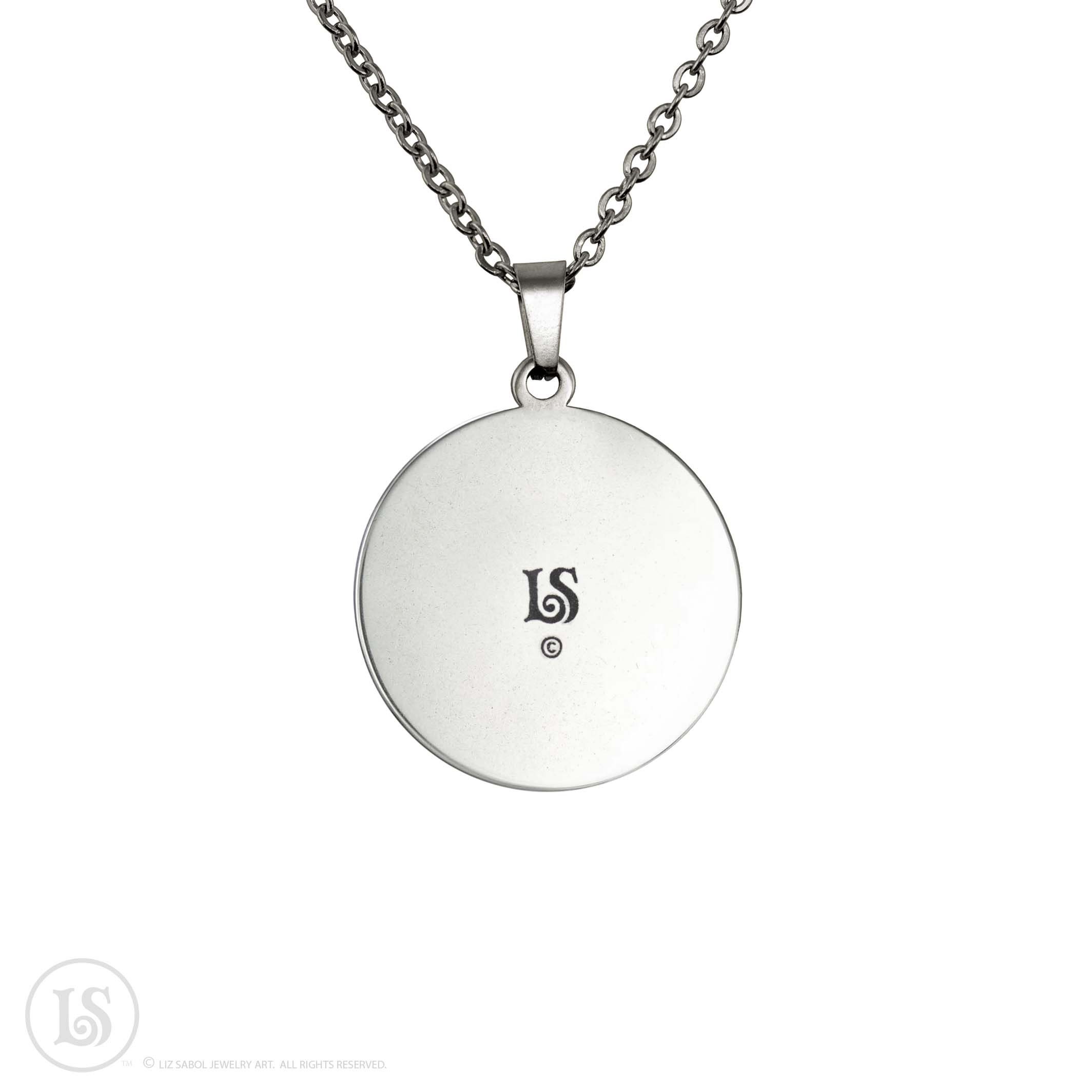 Planetary Septagram - 7 Pointed Star, Symbol Pendant, Silver