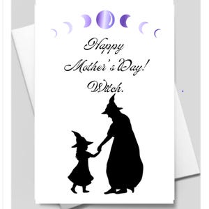 Happy Mother's Day Card, Card Printable, Blank Card, Downloadable, Pagan, Heathen, Wiccan,  Winter Solstice