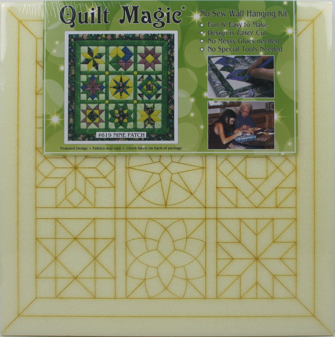 619 Nine Patch Quilt Magic Kit Etsy