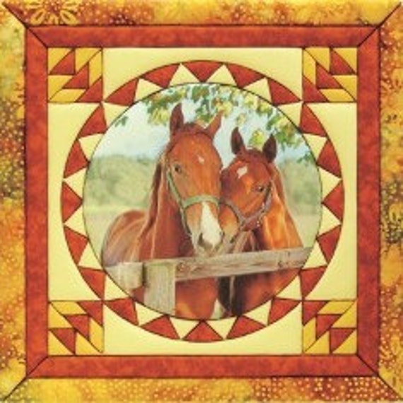 904 Horses Quilt Magic Kit Etsy