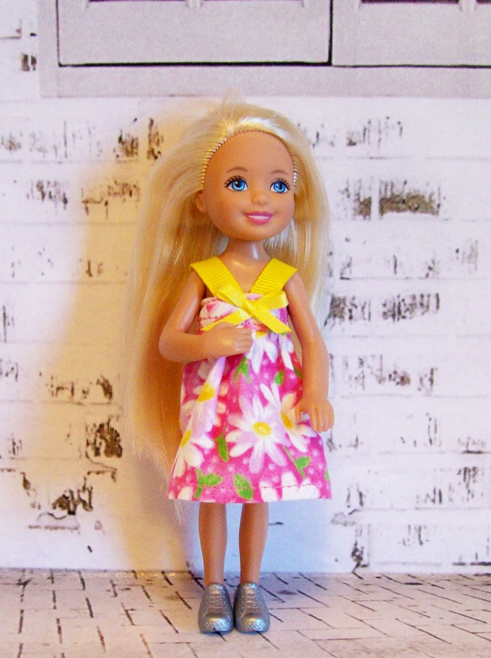 Chelsea Doll Clothes Pink Daisies Chelsea Doll Dress Etsy