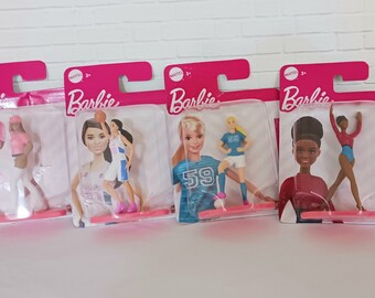 Barbie Minatures , Basketball,  Baseball , Gymnastics , SoccerBall , Cake Decoration , Doll collector