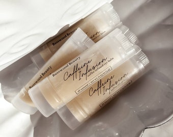 Caffeine Infusion | Coffee Eye Balm | Made with Coffee Infused Olive Oil & Lavender Infused Grapeseed Oil