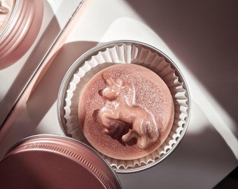Magical Unicorn Shimmer | Rose Infused Glitter Lotion Bar