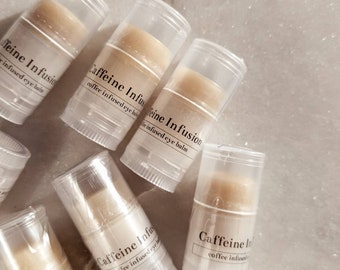 Caffeine Infusion | Mini Coffee Eye Balm | Made with Coffee Infused Olive Oil & Lavender Infused Grapeseed Oil