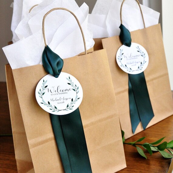 Welcome Bag for Wedding/hotel Guests Customized With Your 