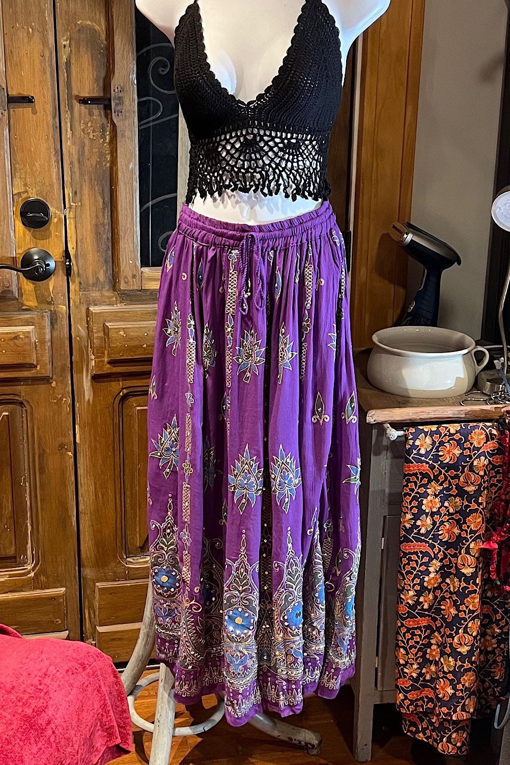 Long Sequin Skirt -  Finland