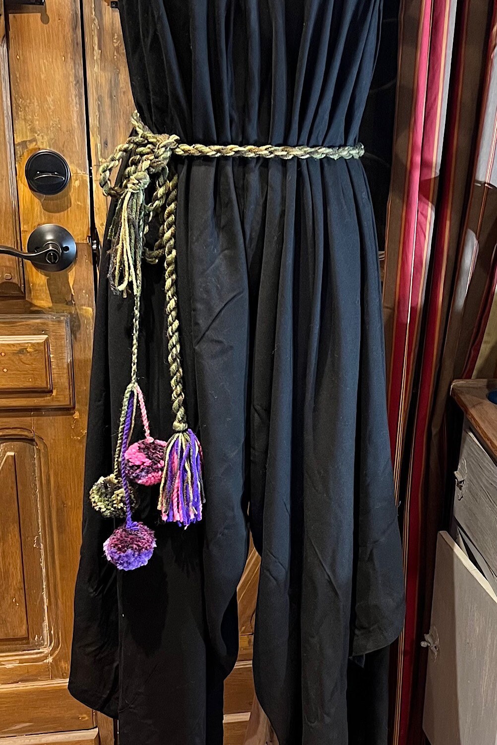 POL 34 Black Adjustable Belt Boho in Black SR33A Gypsy Soul Wide Belt - Black | Fashion Nova main image 3