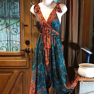 Boho Jumpsuit, Bohemian Clothing, Boho jumpsuit Harem Pants, Loose Yoga  Festival Pants, Wide Leg Women Festival Pants, Hippie Summer Romper
