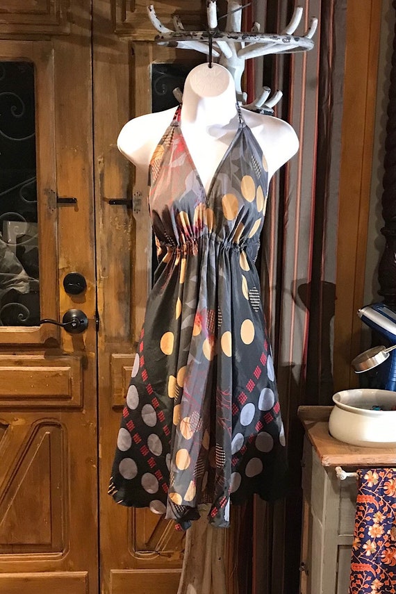 short gypsy dress Short Dress with Ruff AZURA SHORT GYPSY DRESS