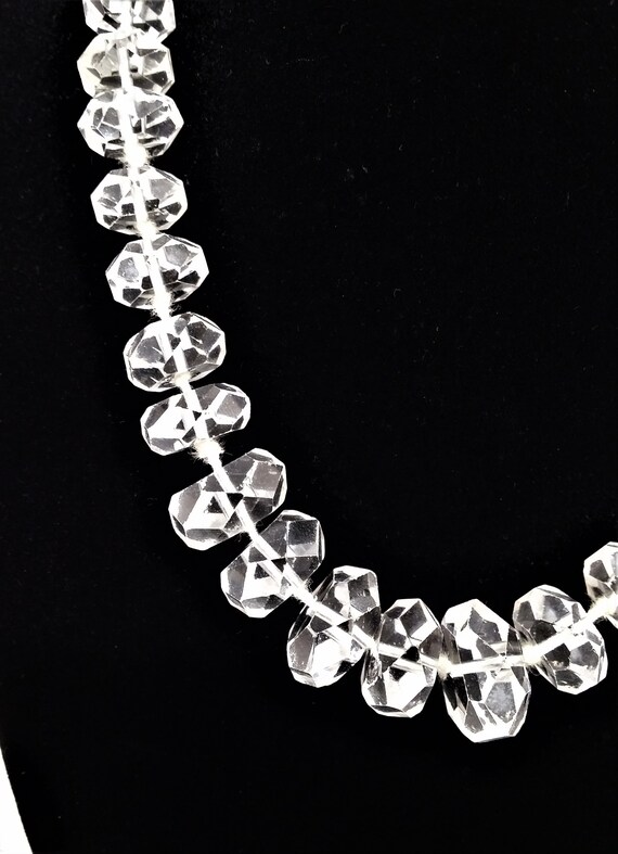 rondelle bead necklace