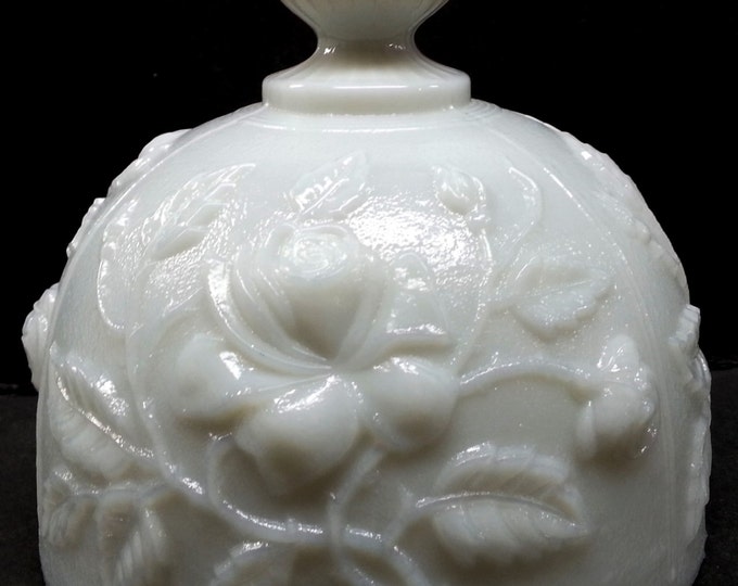 Imperial Glass Butter Dish Cover Lid ONLY White Milk Glass Etsy