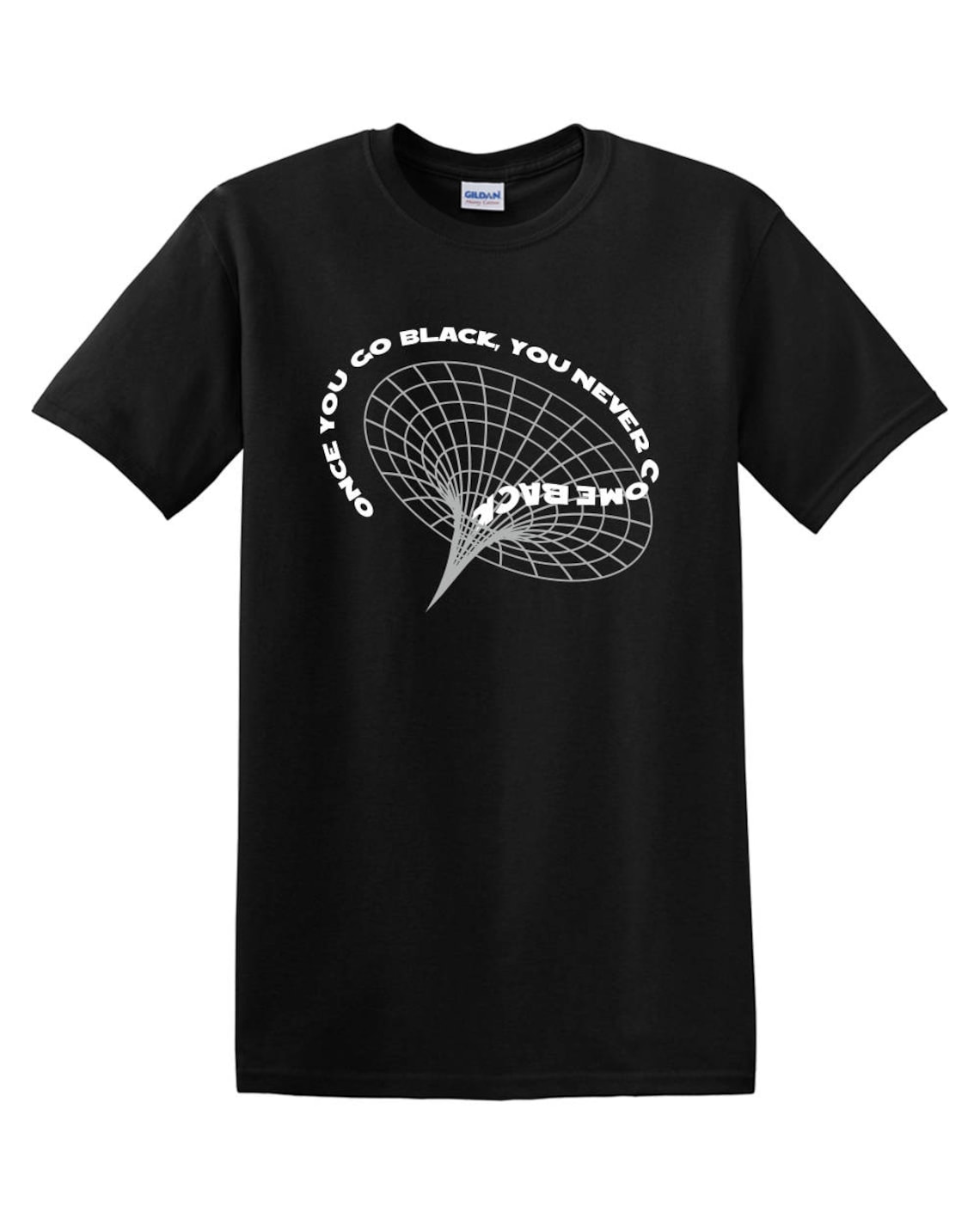 Black Hole Astronomy Adult Mens Tshirt Black Etsy