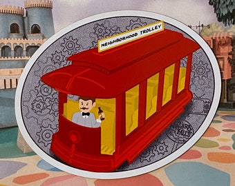 Sarsaparilla Trolley Magnet
