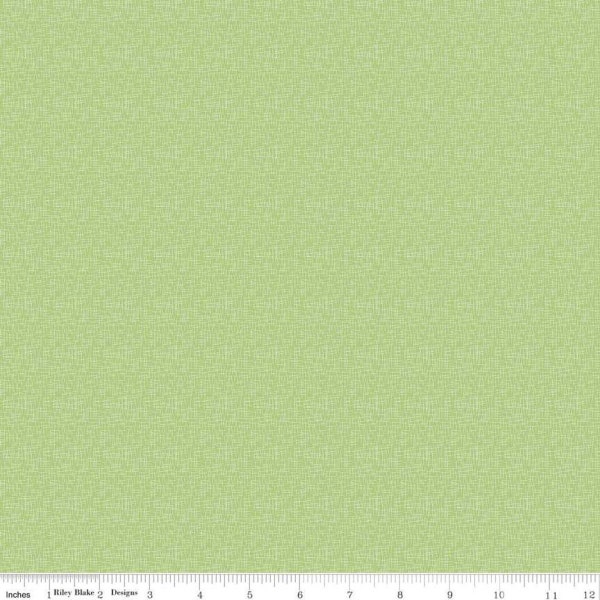 Green Mini Hashtag Fabric by Riley Blake Designs. White on Green geometric hash lines. 100% cotton - C110 Green