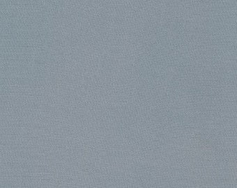 Gray Kona Solid Fabric "Titanium" by Robert Kaufman. 100% cotton. Kona Cotton. Dark Grey Solid Fabric. K001-500