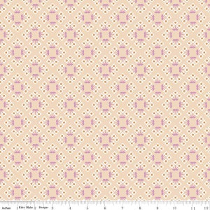 Floral Fabric - "Patch Blush" from Community Collection by Citrus & Mint Designs for Riley Blake Designs.  100% cotton - C11104 Blush