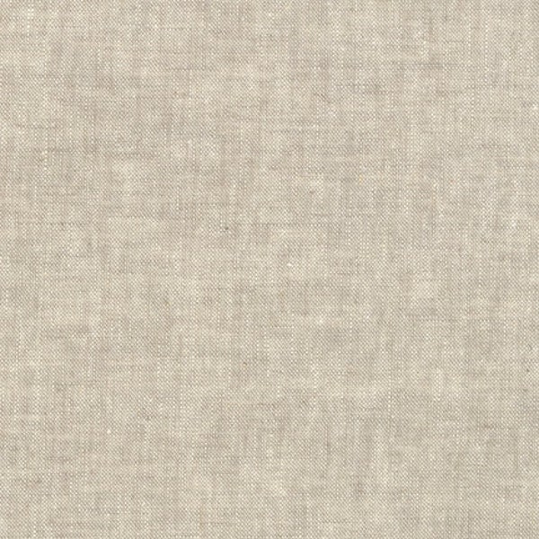 Essex Yarn Dyed Fabric "Flax" from House of Linen by Robert Kaufman. Neutral Beige Cream Color. 55/45% Linen/Cotton. E064-1143 FLAX