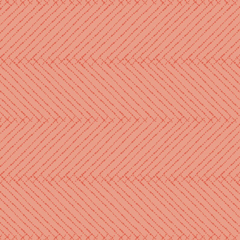 Orange Geometric Fabric planted Perfection From Etsy