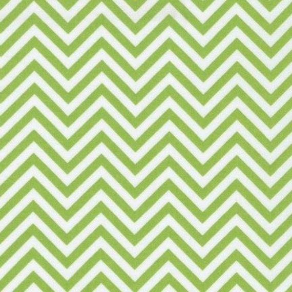 Lime Green Chevron Fabric Remix By Ann Kelle From Robert Etsy