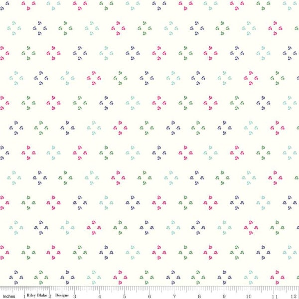 Dot Fabric - "French Knots Cloud" from Poppy and Posey Collection by Dodi Lee Poulsen for Riley Blake Designs.  100% cotton - C10584