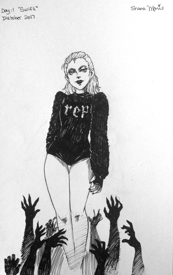 Taylor Swift Reputation Coloring Pages