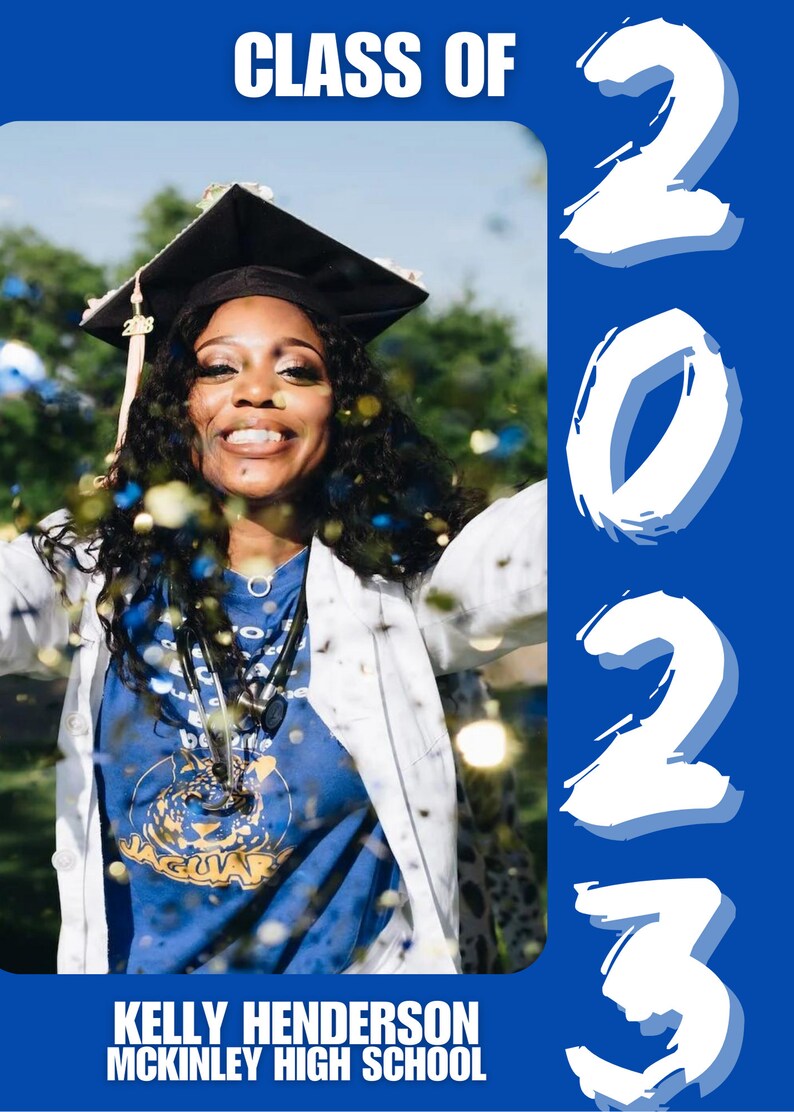 Mckinley High School Graduation 2023 Announcement Custom Editable