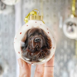 Pet Ornament, Custom Bauble, Portrait Ornament, Cats and Dogs, Family Christmas Tree, Unique Gift, Personalized Gift