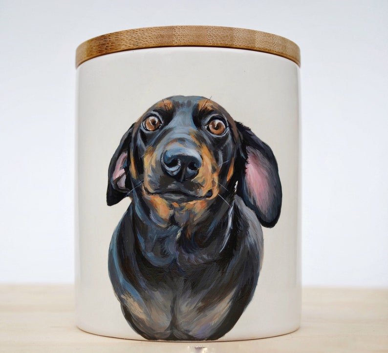 Pet Portrait Urn Hand Painted Urn Pet Memorial Dogs and Etsy