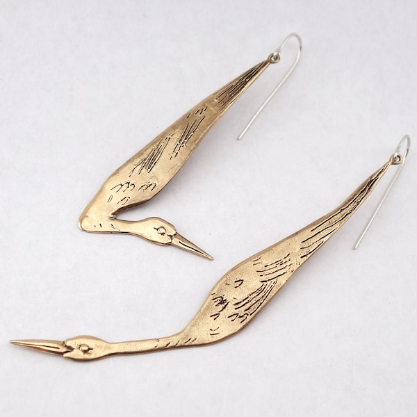 Crane Earrings