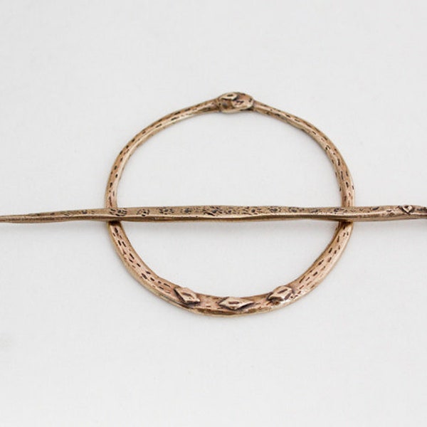 Ouroboros hair pin