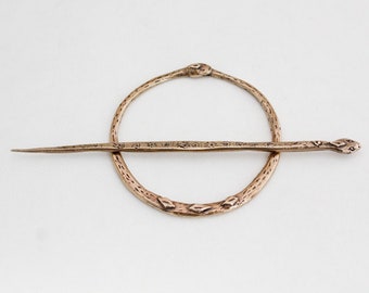 Ouroboros hair pin