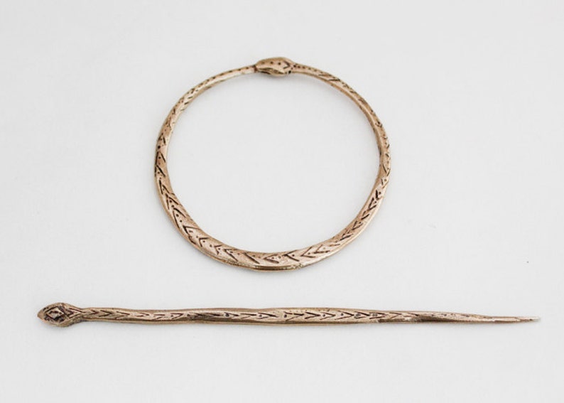 Ouroboros hair pin image 3