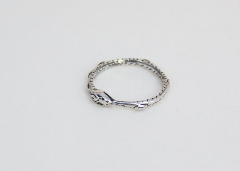 Ouroboros ring Silver image 3