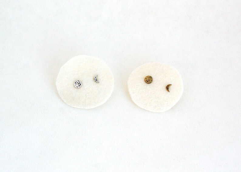 Moon Phase studs image 2